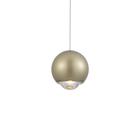 Lustre Pendente Nordecor Muna 2701 Dourado Fosco Led Bivolt - MBLED/NORDECOR