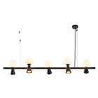 Lustre Pendente Nordecor Teas 2470 Preto G9 / Gu10 Bivolt - MBLED/NORDECOR