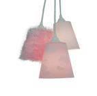 Lustre Pendente Nuvens Rosa, Chevron e Frufru - Crie Casa