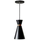 Lustre Pendente Pequim Preto Para Escritório - Nova Lume