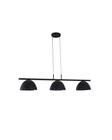 Lustre Pendente Retangular Industrial 1,20cm Preto 633