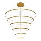 Lustre Pendente Sindora QD05447 Dourado Led Bivolt