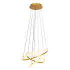 Lustre Pendente Space Orbital Triple Led 49w 3000K Luz Amarela Bivolt - Bronzearte LLUM