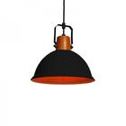 Lustre Pendente Taschibra Factory P Preto E27 Bivolt