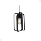 Lustre Pendente Taschibra Metal Infinit Preto E27 Bivolt