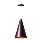 Lustre Pendentes Interno Cone M Alumínio Decorações