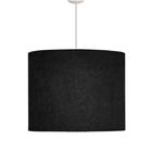 Lustre Pendentre De Linho Iluminação Sala Quarto Luxo - Jac Decor