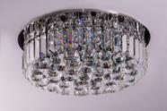 Lustre Plafon Cristal 40cm Redondo 560/40 - IluminaMundo