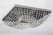 Lustre Plafon Cristal Egípcio Importado 35cm Quadrado 550/35 - IluminaMundo