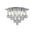 Lustre/ Plafon Cristal Trends 400 5xG9 - Taschibra