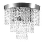 Lustre Plafon De Acrílico Alto Brilho Para Sala E Quarto