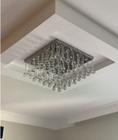 Lustre Plafon Pendente De Cristal Acílico Para Sala, Quarto - CASA CRISTALLE