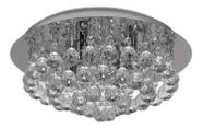 Lustre Redondo De Cristal K9 Legítimo Para Sala E Quarto