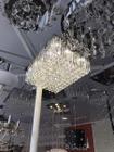 Lustre Retangular 50x65 Em Cristal K9 - Ocean ligth