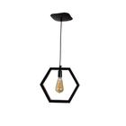 Lustre Sofisticado Hexagonal Design Industrial