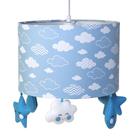 Lustre Tubular Chuva De Amor ul Quarto Bebê Infantil - Potinho de mel