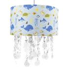 Lustre Tubular Cristais Fundo do Mar Quarto Bebê Infantil Menino Menina - Potinho de Mel