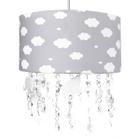 Lustre Tubular Cristais Nuvem Elefante Quarto Bebê Infantil - Potinho de mel