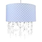 Lustre Tubular Cristais Ursinho Príncipe Quarto Bebê Infantil Menino - Potinho de Mel