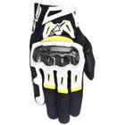 Luva Alpinestars SMX-2 Air Carbon V2 Preto/Branco