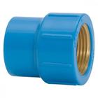 Luva Azul Com Bucha Latao Amanco 25Mm X 1/2"