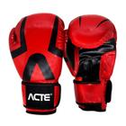 Luva Boxe Acte Sports Premium Vermelho/preto