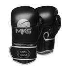 Luva Boxe Mks Energy Ii - unissex - preto+prata