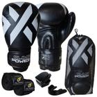 Luva Boxe Muay Thai Olimpo Esportes + Bandagem + Bucal