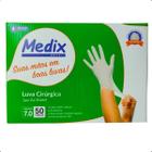 Luva Cirúrgica Medix - Látex Natural, Sem Pó, T7.5