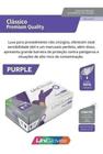 Luva classico purple premium quality com pó