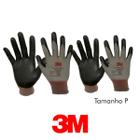 Luva Comfort Grip Gloves 3M 2 Par Borracha De Nitrilo Tam P