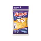 Luva de Borracha Amarela Top Tamanho P Sanro - sanro