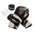 Luva de Boxe e Muay Thai Elite Pretorian + 1 Par de Bangadens 3.5 Metros