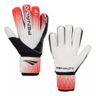 Luva de Goleiro Penalty Delta Training XXIII Adulto - Branco e Vermelho