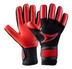 Luva De Goleiro Profissional Three Stars Touch Vermelho Médi