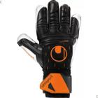 Luva De Goleiro Uhlsport Speed Contact Soft Pro Preto/laranj