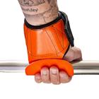 Luva de Grip Profissional Seguranca e Conforto para Exercício Funcional Academia e MusculaÇão Laranja