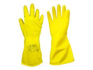 Luva de Latex Amarela Tam.7 P Multiuso C.A.39564 Lalan