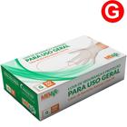 Luva de Látex Descartável Com Pó cor Natural Ambidestra G Cx/100. Para uso geral. CA: 41486