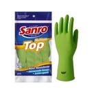 Luva de látex Verde P, M, G, XG TOP Sanro CA 40045 para limpeza, higiene e trabalhos gerais