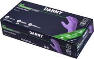 Luva de Procedimento Nitrílica Sensiflex Flex Danny Roxa DA-90400 CA 45458