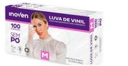 Luva de procedimento s/talco m vinil c/100un 2031 - Inoven