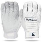 Luva de rebatidas Franklin Sports CFX Pro Chrome White Youth L