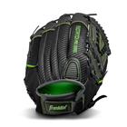 Luva de Softbol Franklin Sports - Moinho de Vento Fastpitch + Luva de Softbol de Passo Lento - Luva de Softbol Verde - Arremesso da Mão Direita Adulto + Jovem - 13"