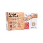 Luva de Vinil M Sem Pó com 100 UN - Descarpack