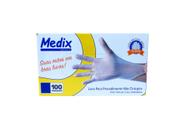 Luva De Vinil sem Pó Anvisa Medix Tam. P M G