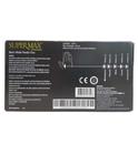 Luva descartavel procedimento nitrilo black supermax