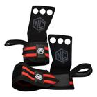 Luva Hand Grip Com Munhequeira 3 Furos Profissional