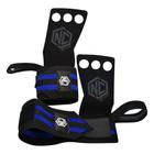 Luva Hand Grip Com Munhequeira 3 Furos Profissional - Nc Extreme