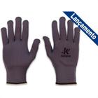 Luva Helanca Kalipso Nylon Cinza 02.03.2.1 - Kit C/12